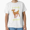 Cautiously Optimistic Fawn A Little Hope Goes Long - Adult & Kids T-Shirts, Sweatshirts & Hoodies apparel design preview 1