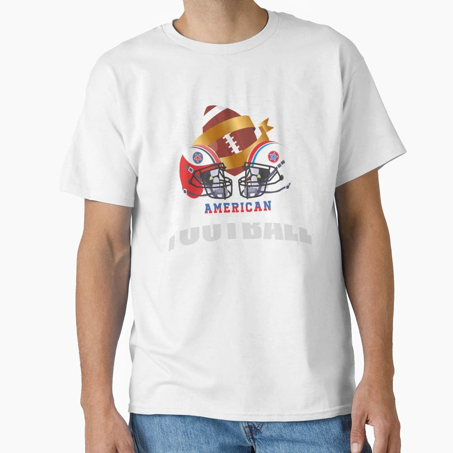 American Football Funny T-Shirt - Trendy Graphic Unisex - T-Shirt, Sweatshirt, Hoodie