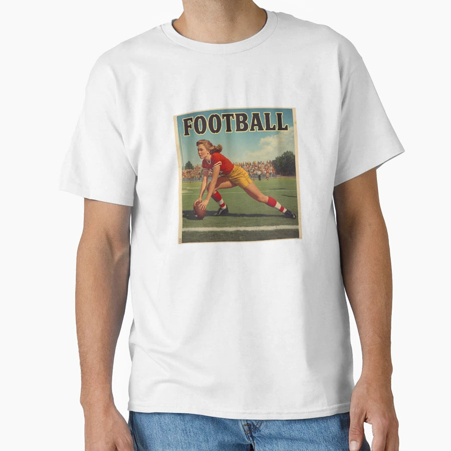 Womens American Football T-Shirt - Unique Graphic Unisex - T-Shirt, Sweatshirt, Hoodie