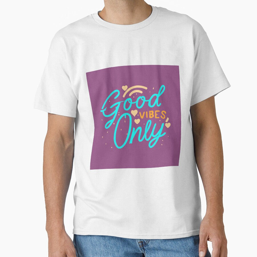 Copy of Positive Vibes Typography: Wear Good Only by - Adult & Kids T-Shirts, Sweatshirts & Hoodies apparel design preview 1