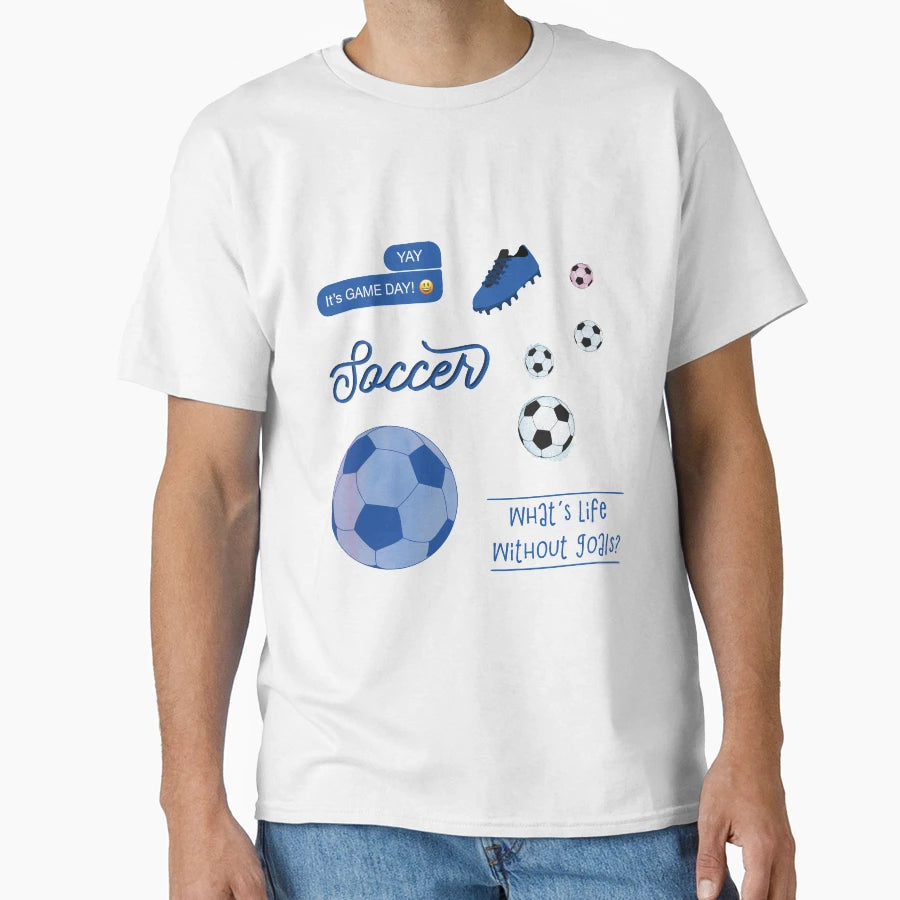 Blue Watercolor Soccer Pack T-Shirt - Streetwear Style Unisex - T-Shirt, Sweatshirt, Hoodie