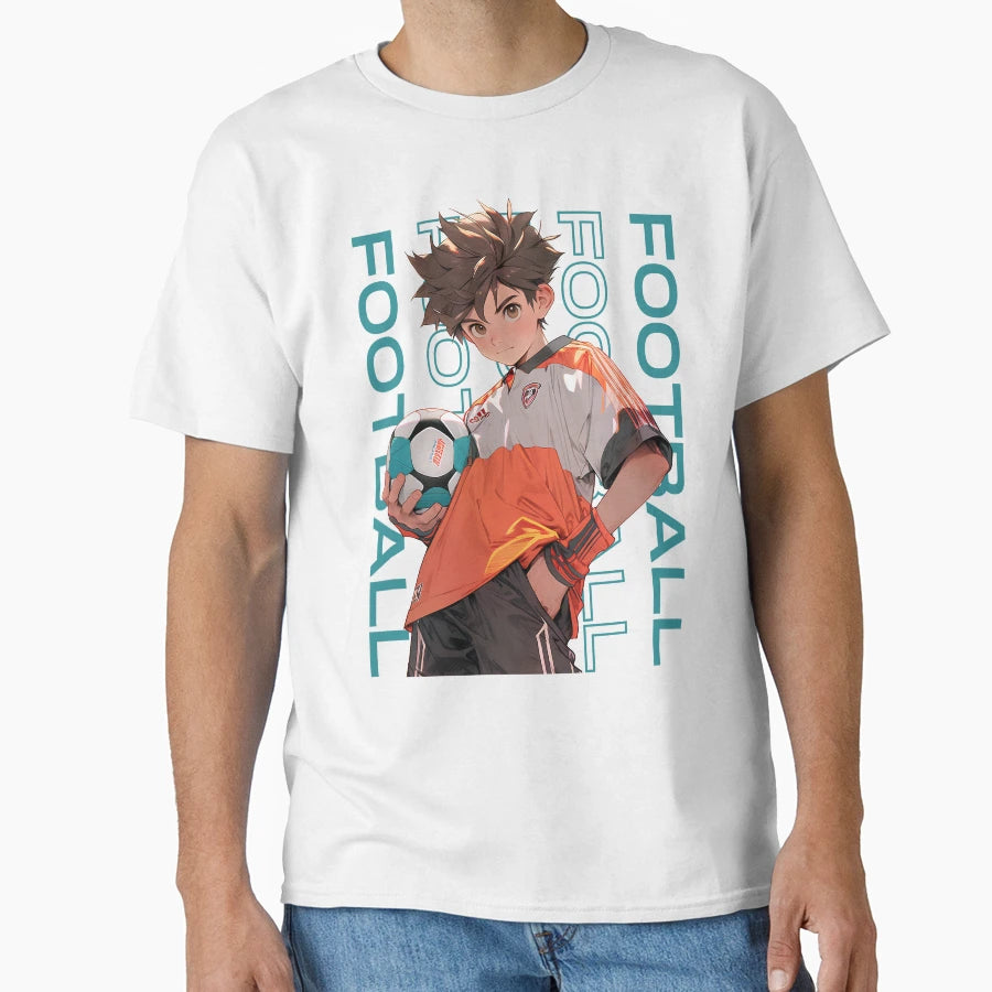 Football Football Player T-Shirt - Minimalist Print Unisex - T-Shirt, Sweatshirt, Hoodie