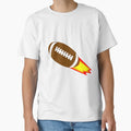 Fire Football T-Shirt - Custom Art Print Unisex - T-Shirt, Sweatshirt, Hoodie