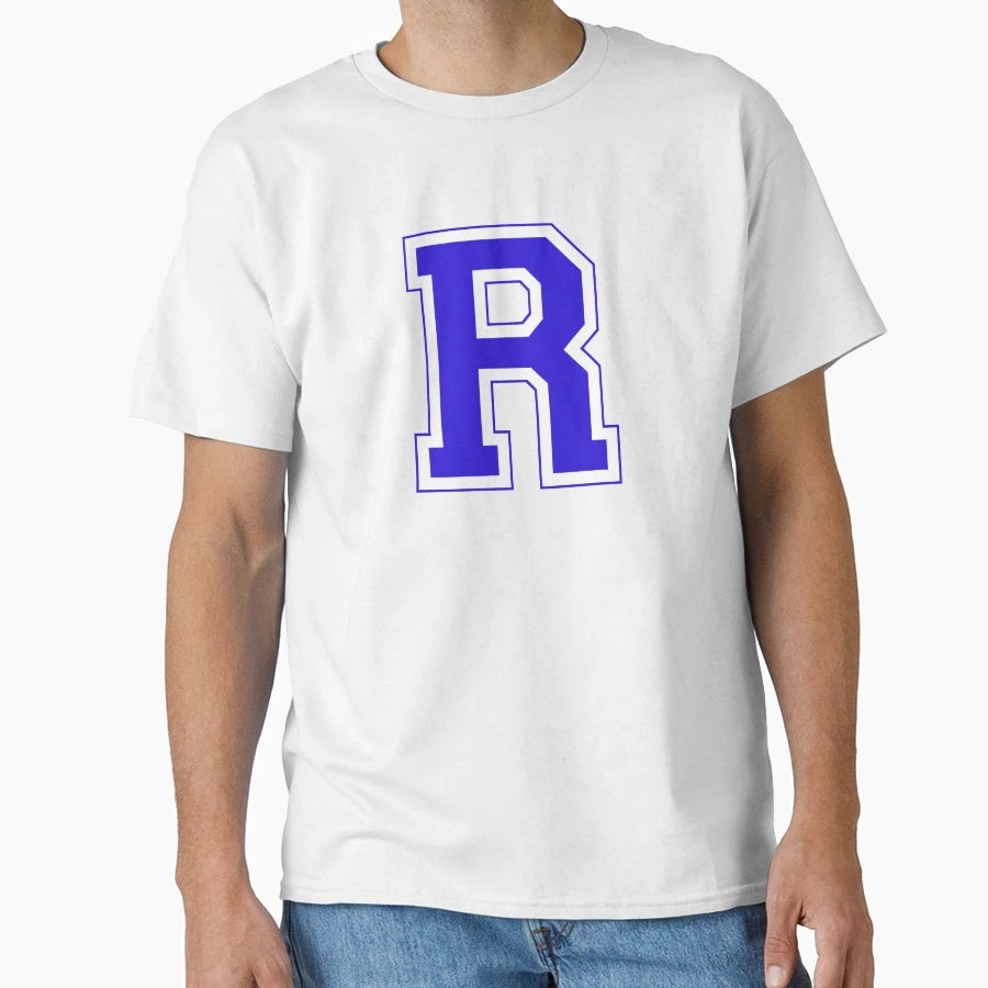 Varsity Letter R T-Shirt - Graphic Print for Adults - T-Shirt, Sweatshirt, Hoodie