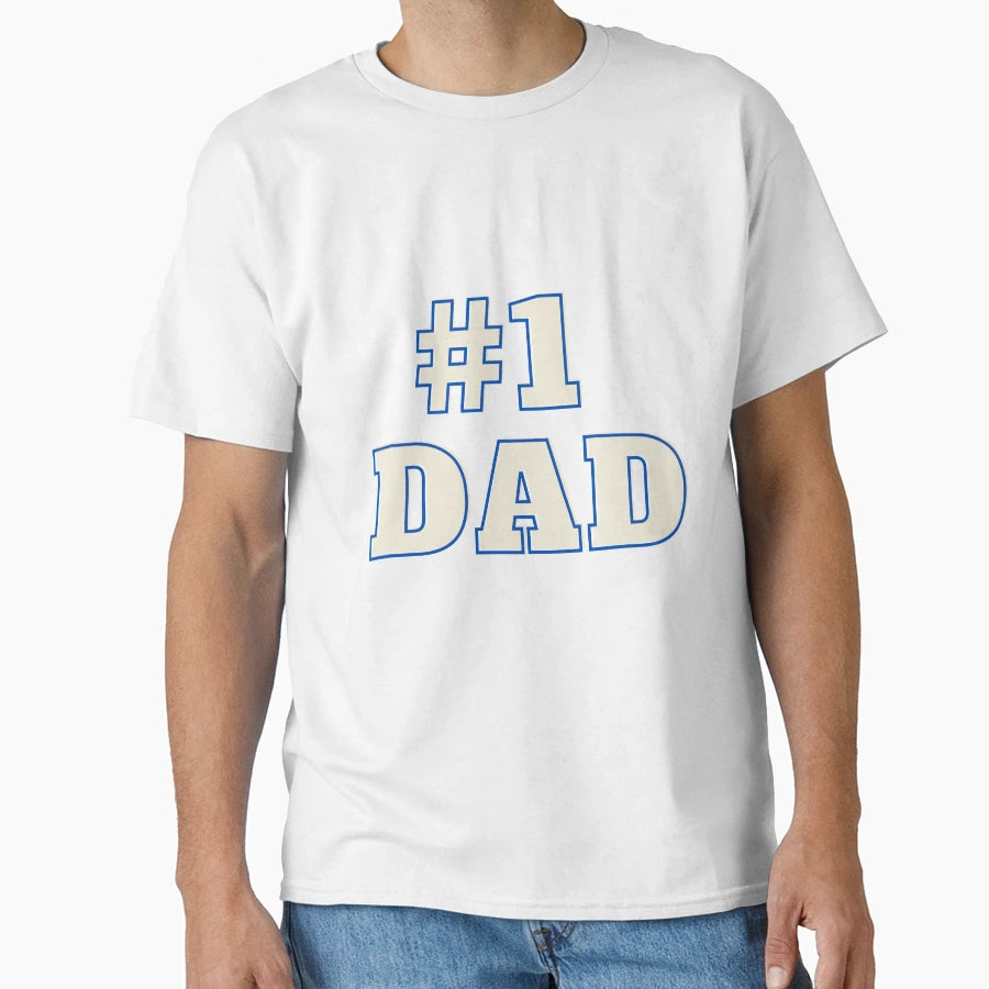 1 Dad T-Shirt - Graphic Print Unisex - T-Shirt, Sweatshirt, Hoodie