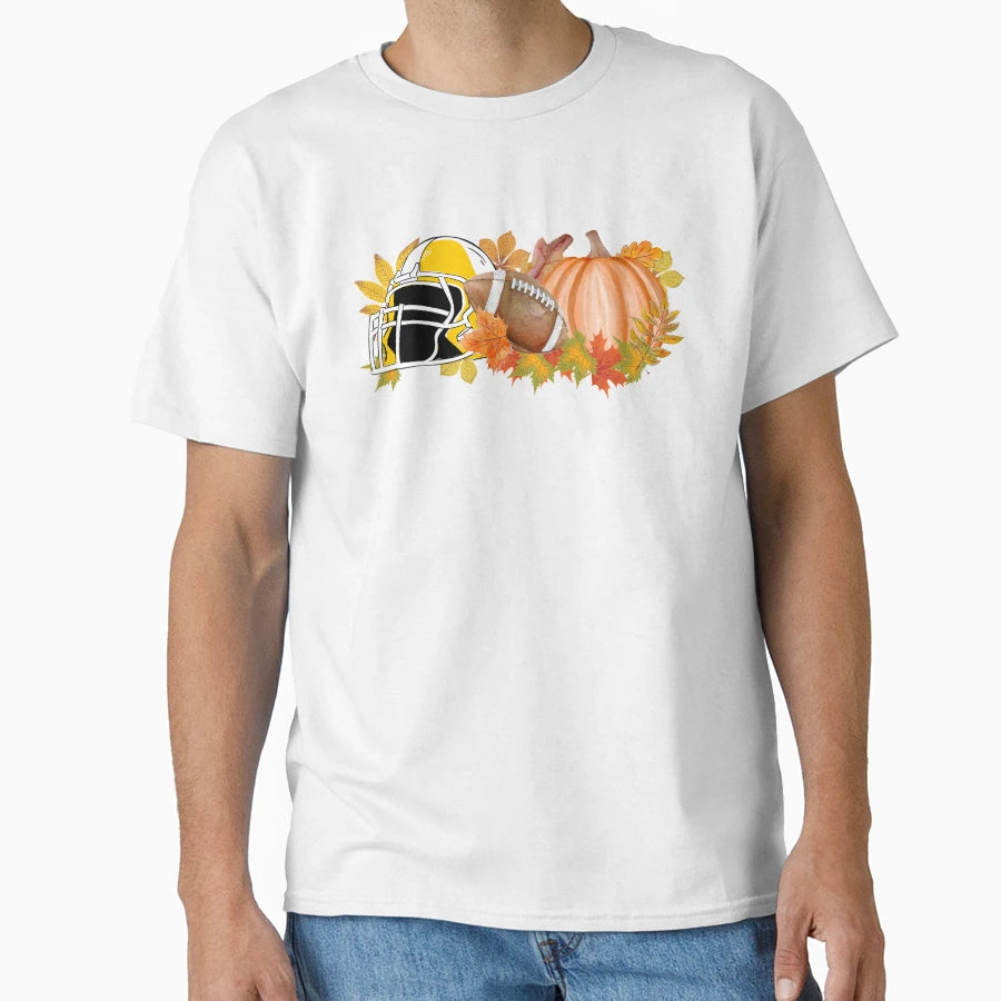 Fall Football T-Shirt - Casual Everyday Wear Men Women - T-Shirt, Sweatshirt, Hoodie