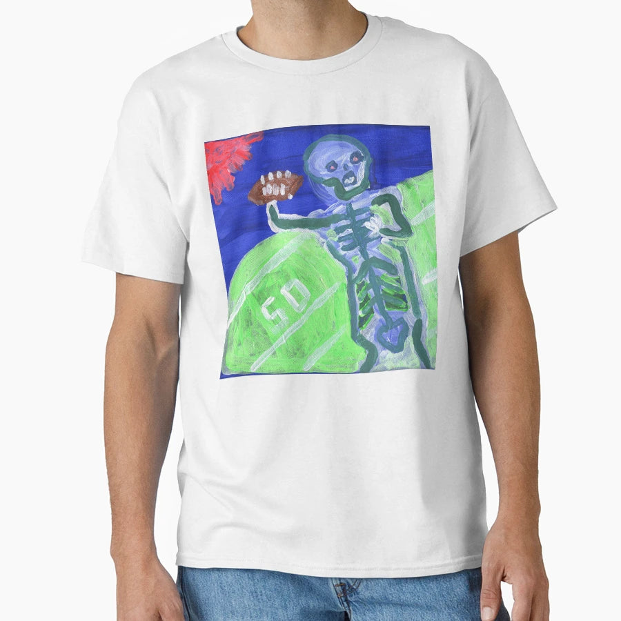 Skeleton Qb T-Shirt - Unique Graphic Unisex - T-Shirt, Sweatshirt, Hoodie