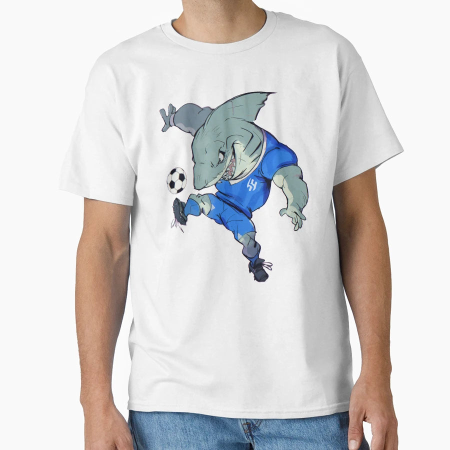 Shark Stylized Comic Art T-Shirt - Minimalist Print Men Women - T-Shirt, Sweatshirt, Hoodie