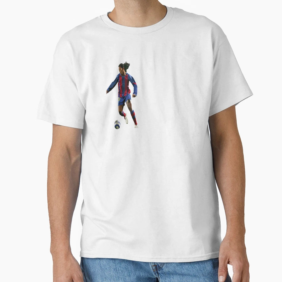 Brazilian Legend Ronaldinho T-Shirt - Custom Art Print Unisex - T-Shirt, Sweatshirt, Hoodie
