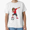 Soccer Player Dab Dabbing Soccer Gift T-Shirt - Graphic Print Men Women - T-Shirt, Sweatshirt, Hoodie