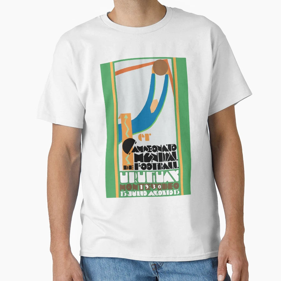 Football World Cup 1930 T-Shirt - Custom Art Print Men Women - T-Shirt, Sweatshirt, Hoodie