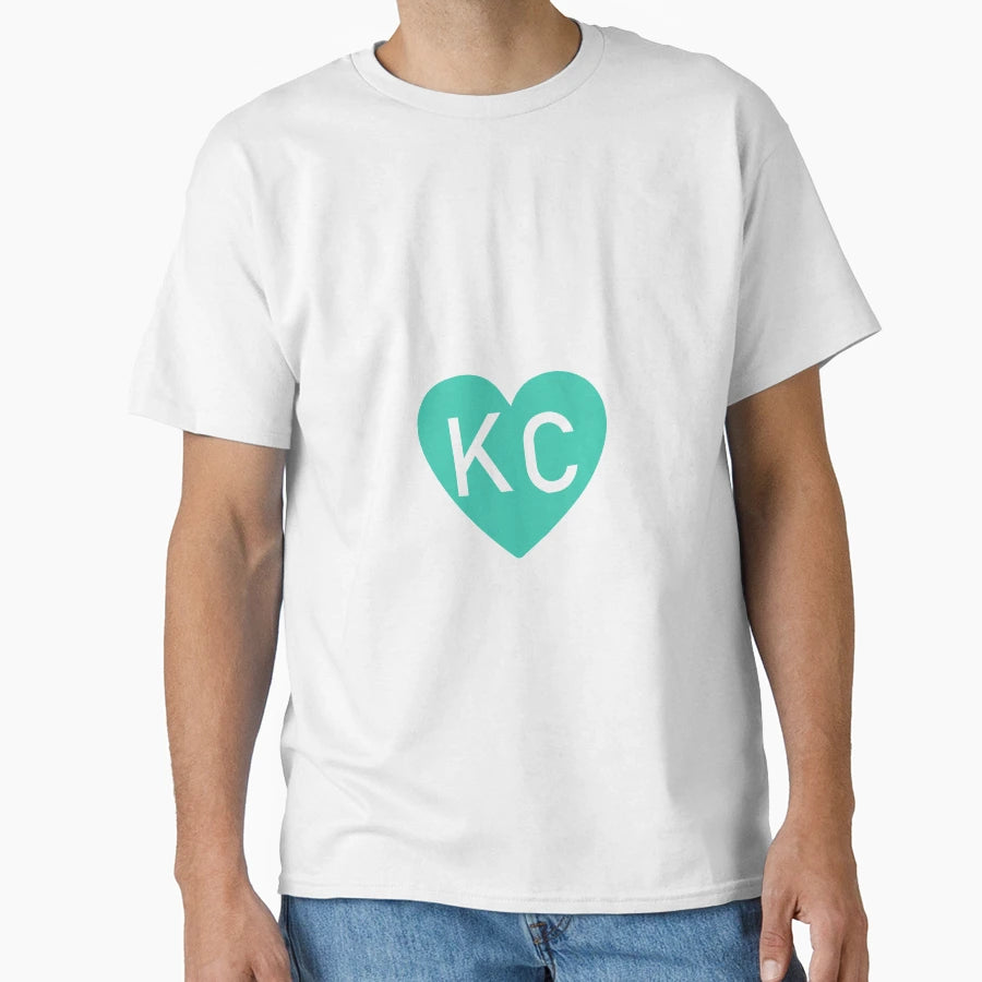 Kc Heart T-Shirt - Casual Everyday Wear for Adults - T-Shirt, Sweatshirt, Hoodie