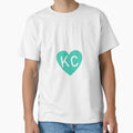 Kc Heart T-Shirt - Casual Everyday Wear for Adults - T-Shirt, Sweatshirt, Hoodie