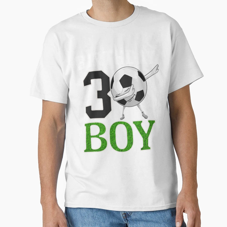 3 Three Years Birthday Soccer Player T-Shirt - Custom Art Print Unisex - T-Shirt, Sweatshirt, Hoodie