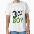 3 Three Years Birthday Soccer Player T-Shirt - Custom Art Print Unisex - T-Shirt, Sweatshirt, Hoodie