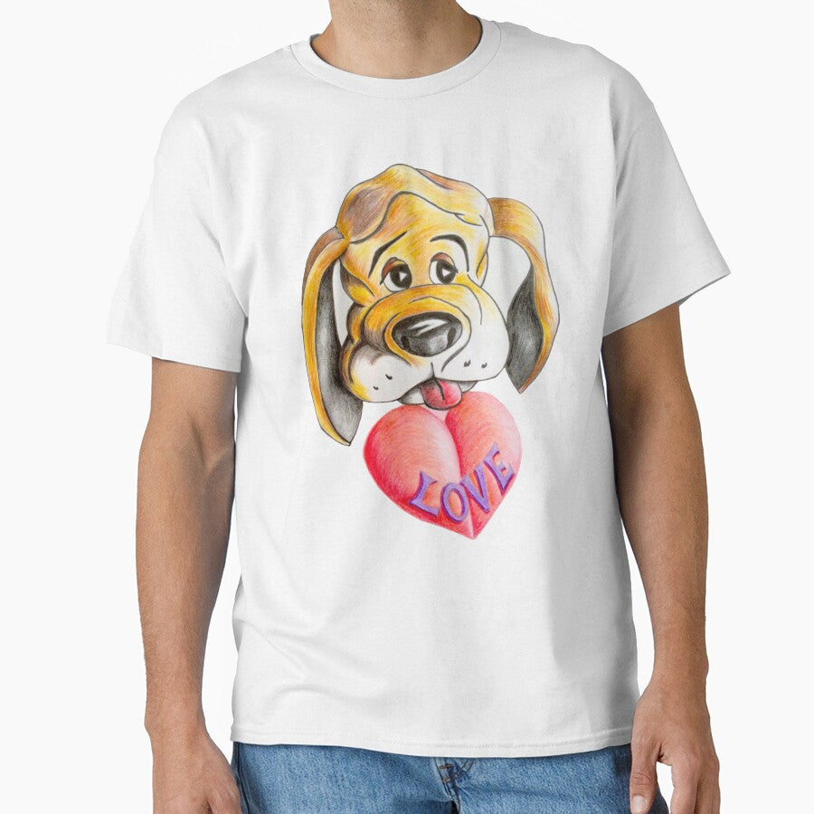 Puppy Love by MemoryVintage72 - Adult & Kids T-Shirts, Sweatshirts & Hoodies apparel design preview 1