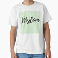 Wisdom Mint Background Positive Affirmation by - Adult & Kids T-Shirts, Sweatshirts & Hoodies apparel design preview 1