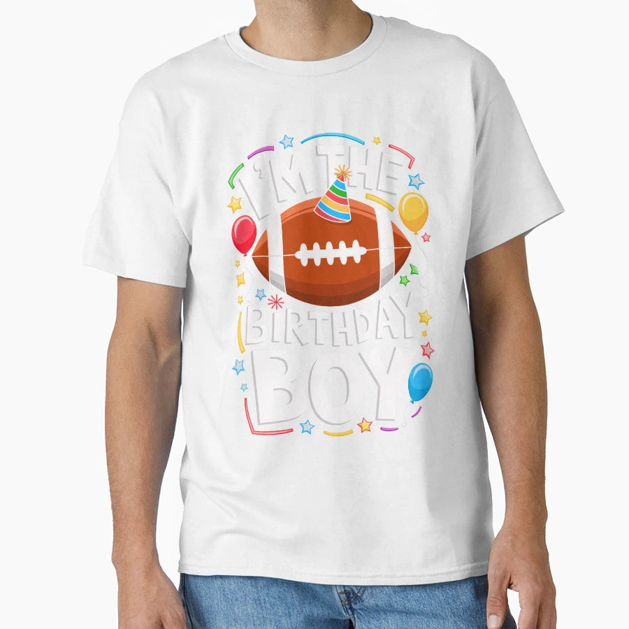 Funny Football Birthday Bday T-Shirt - Novelty Apparel for Adults - T-Shirt, Sweatshirt, Hoodie