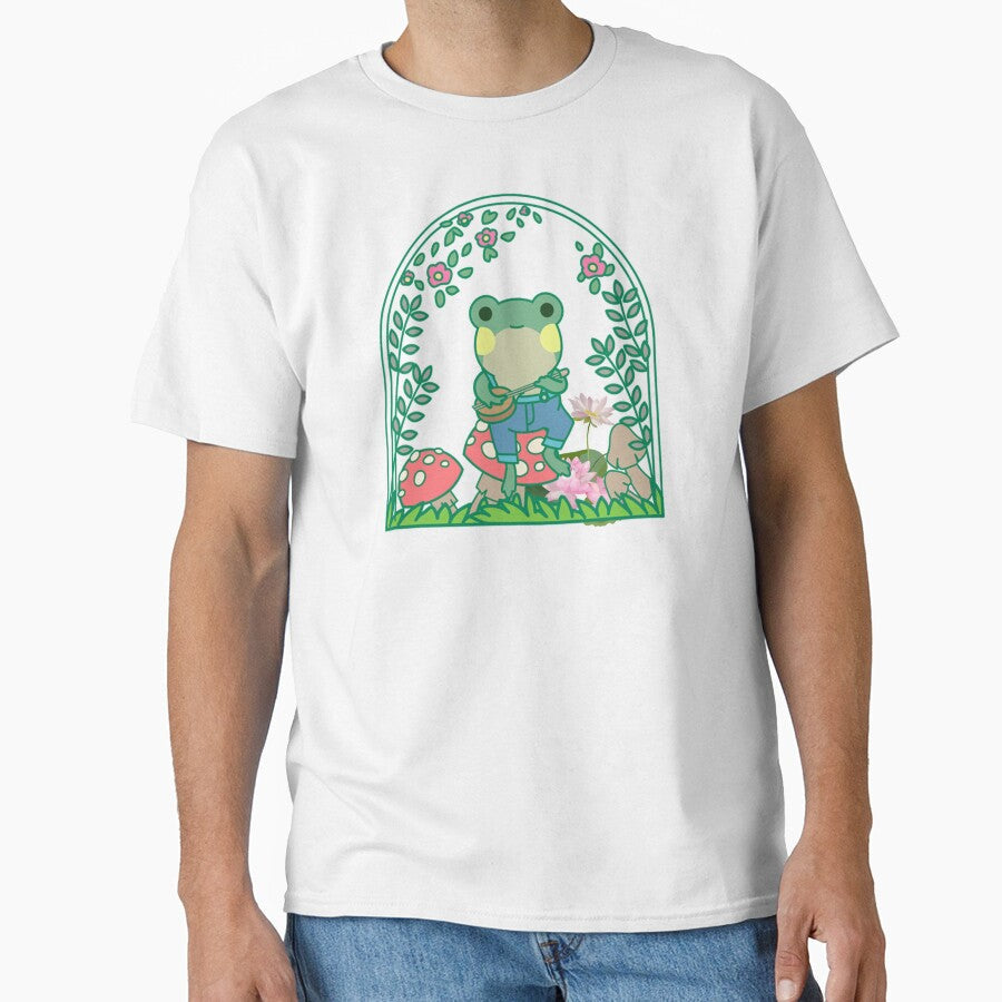 Kawaii frog playing banjo by sonizma - Adult & Kids T-Shirts, Sweatshirts & Hoodies apparel design preview 1
