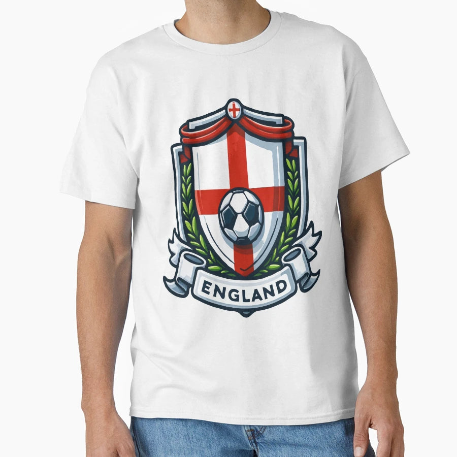 England Football T-Shirt - Aesthetic Graphic for Adults - T-Shirt, Sweatshirt, Hoodie
