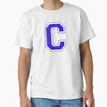 Varsity Letter C T-Shirt - Custom Art Print for Adults - T-Shirt, Sweatshirt, Hoodie