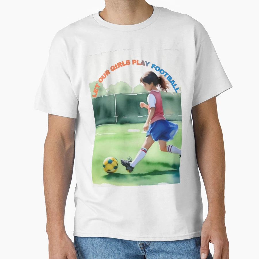 Let Our Play Football T-Shirt - Unique Graphic for Adults - T-Shirt, Sweatshirt, Hoodie