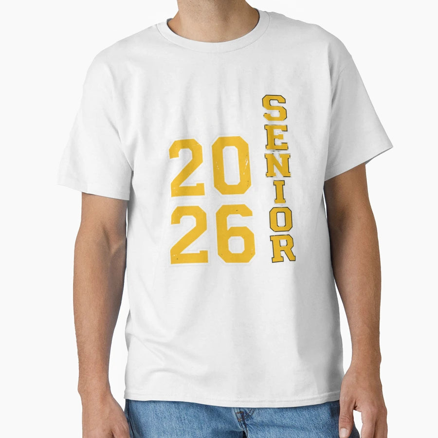 Class 2026 Senior Jersey T-Shirt - Unique Graphic for Adults - T-Shirt, Sweatshirt, Hoodie