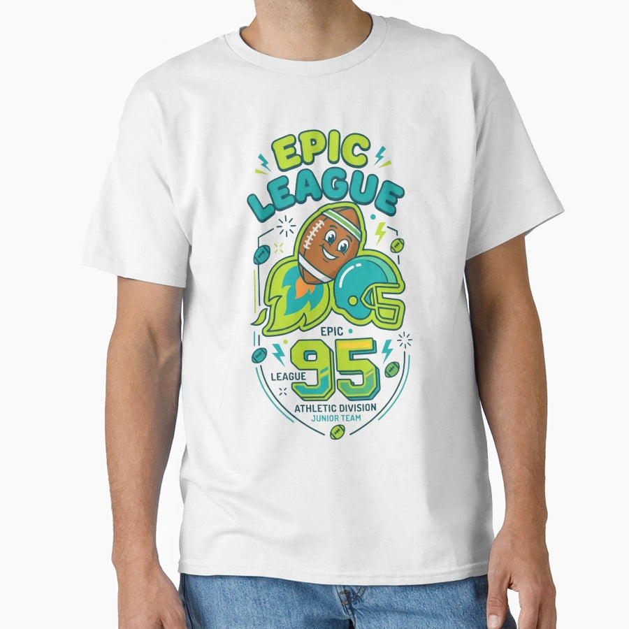 Varsity Football Epic League 95 T-Shirt - Novelty Apparel Men Women - T-Shirt, Sweatshirt, Hoodie