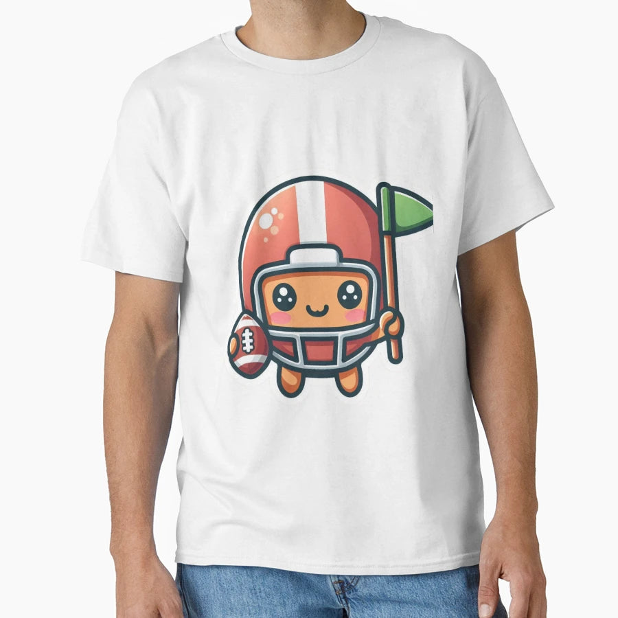 American Football Mascot T-Shirt - Graphic Print Men Women - T-Shirt, Sweatshirt, Hoodie