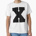 Alphabet X Uppercase Letter X Letter X T-Shirt - Custom Art Print Men Women - T-Shirt, Sweatshirt, Hoodie