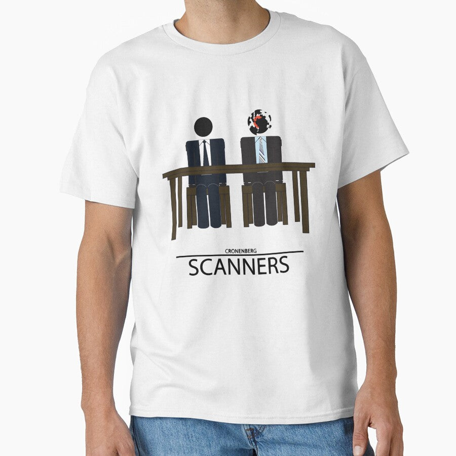 Stickman Scanners Halloween Horror movie scifi film - Adult & Kids T-Shirts, Sweatshirts & Hoodies apparel design preview 1