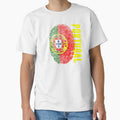 Portugal Flag Fingerprint DNA Portuguese by - Adult & Kids T-Shirts, Sweatshirts & Hoodies apparel design preview 1