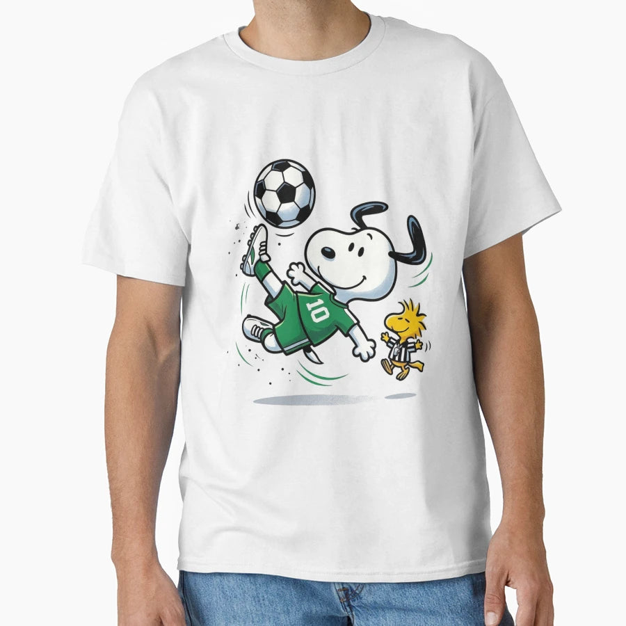 Snoopy Football Player Sports T-Shirt - Custom Art Print Unisex - T-Shirt, Sweatshirt, Hoodie