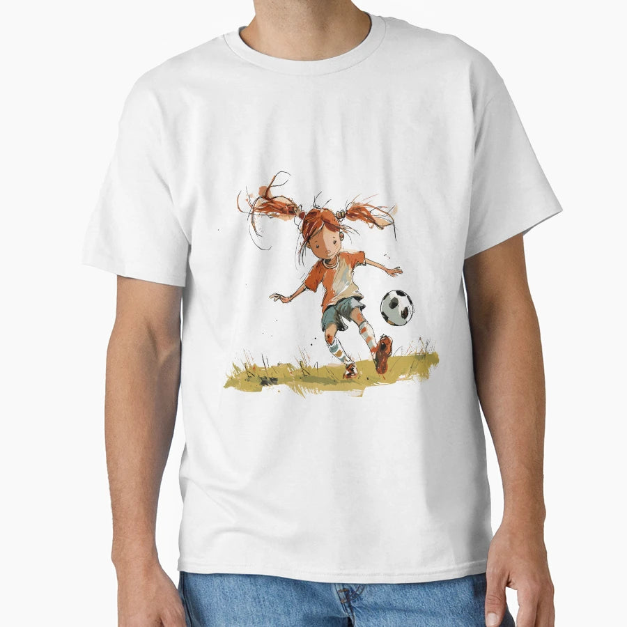 Little Playing Soccer T-Shirt - Trendy Graphic Men Women - T-Shirt, Sweatshirt, Hoodie