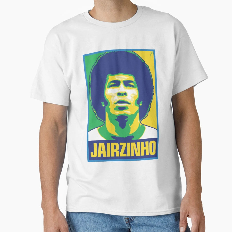 Jairzinho Brazil T-Shirt - Minimalist Print for Adults - T-Shirt, Sweatshirt, Hoodie