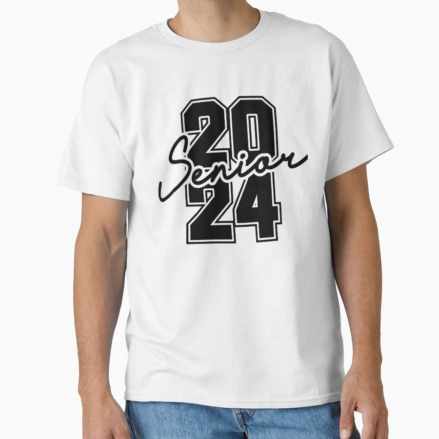 Senior Year 2024 T-Shirt - Minimalist Print Unisex - T-Shirt, Sweatshirt, Hoodie