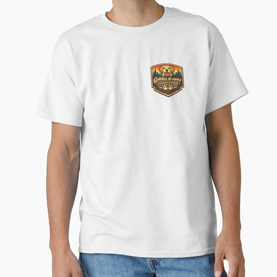 Golden Love Loud and Proud Retriever Gift by - Adult & Kids T-Shirts, Sweatshirts & Hoodies apparel design preview 1