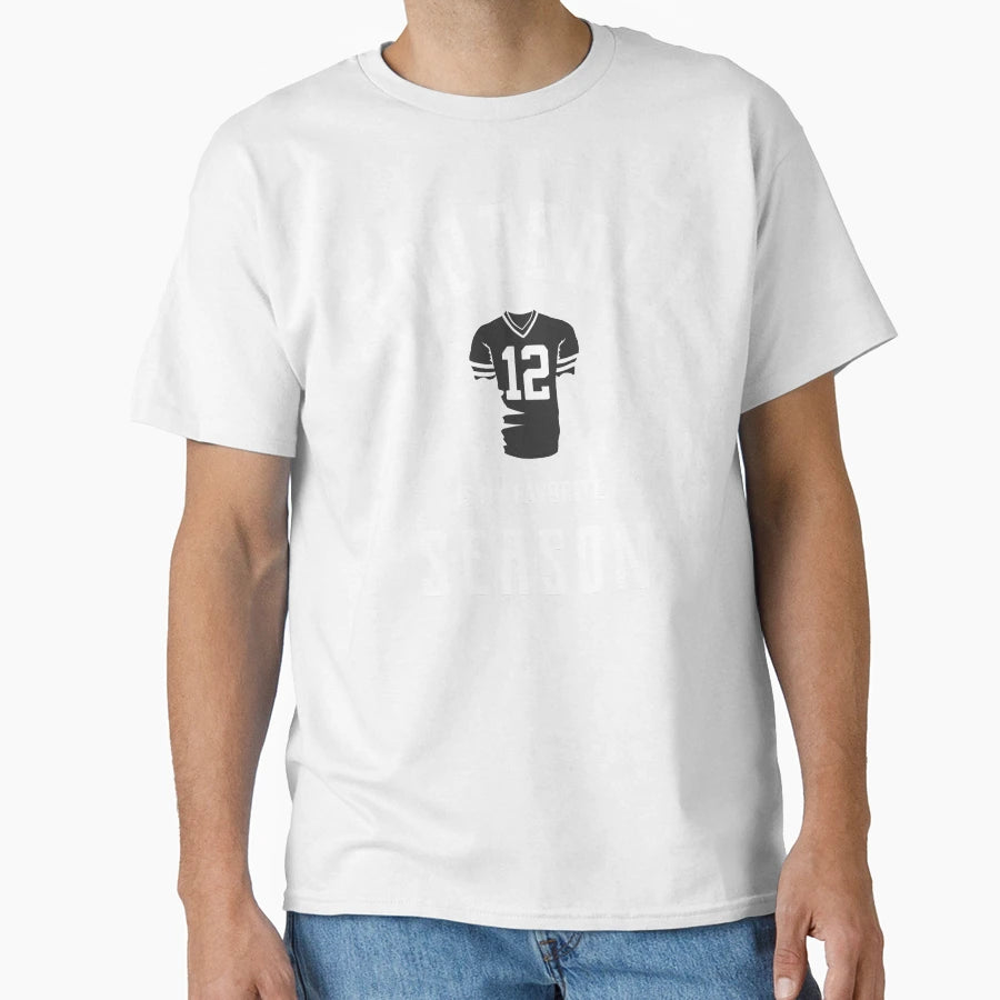 Football Is My Favorite Season T-Shirt - Novelty Apparel for Adults - T-Shirt, Sweatshirt, Hoodie