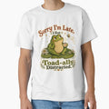 Sorry I'm Late I Got Toad-ally Distracted Funny Frog - Adult & Kids T-Shirts, Sweatshirts & Hoodies apparel design preview 1