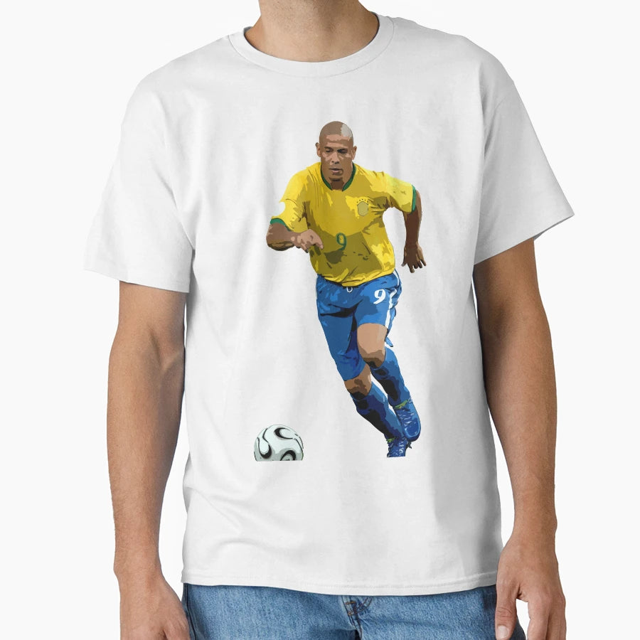 Ronaldo Nazario T-Shirt - Minimalist Print Men Women - T-Shirt, Sweatshirt, Hoodie
