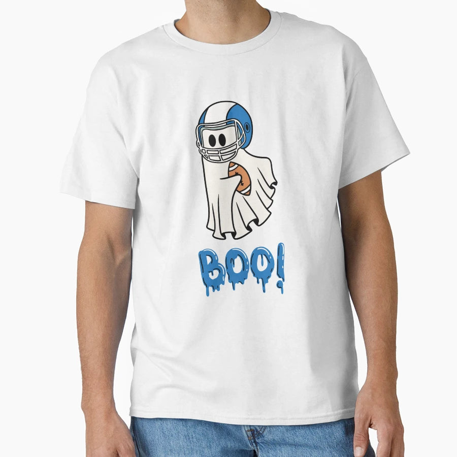 Pumpkin Halloween Ghost Funny T-Shirt - Graphic Print Unisex - T-Shirt, Sweatshirt, Hoodie