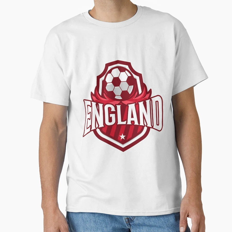England Soccer T Shirtengland T-Shirt - Casual Everyday Wear Men Women - T-Shirt, Sweatshirt, Hoodie