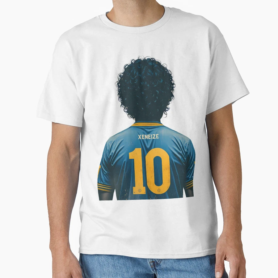 Diego 10 Expressions Soccer Passion T-Shirt - Unique Graphic for Adults - T-Shirt, Sweatshirt, Hoodie