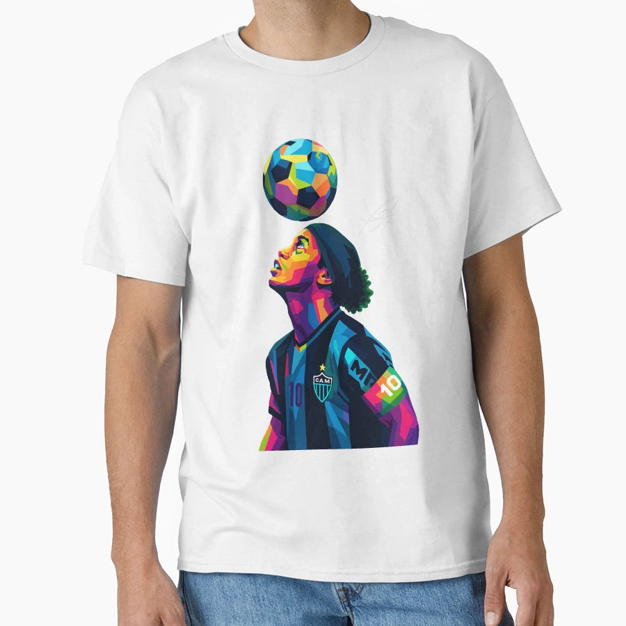 Ronaldinho Wpap Art T-Shirt - Trendy Graphic Men Women - T-Shirt, Sweatshirt, Hoodie
