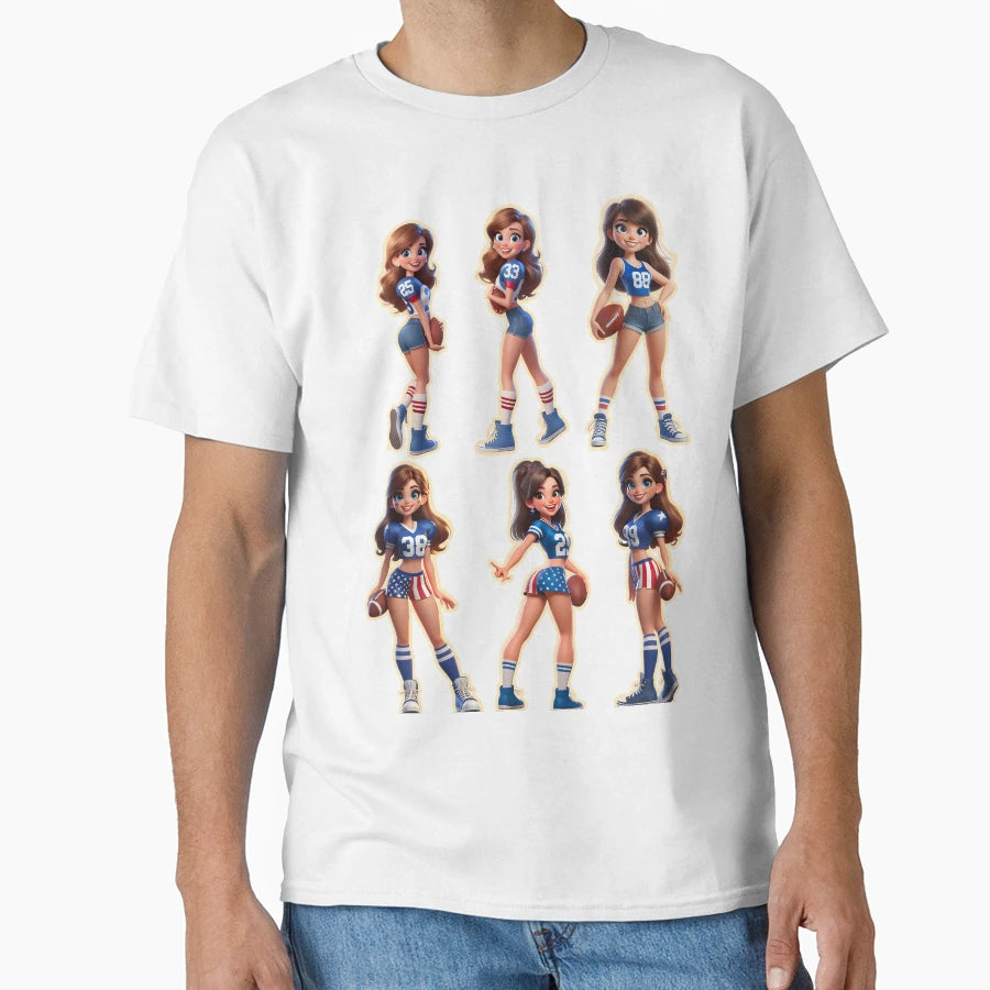 Cheerleading Uniforms Cheerleader T-Shirt - Graphic Print Unisex - T-Shirt, Sweatshirt, Hoodie