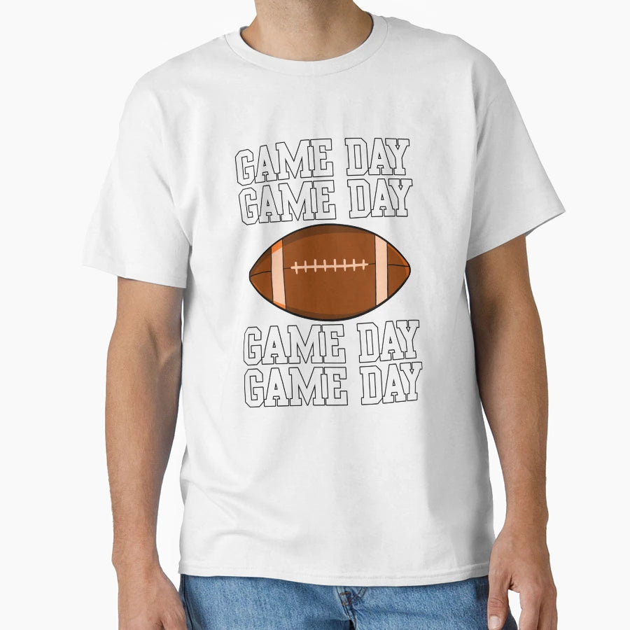 Game Day Football T-Shirt - Graphic Print for Adults - T-Shirt, Sweatshirt, Hoodie