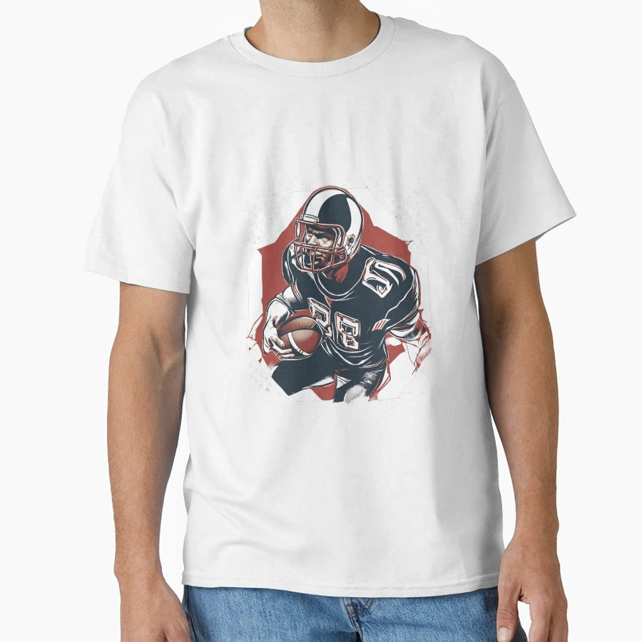 Footballer T-Shirt - Custom Art Print Men Women - T-Shirt, Sweatshirt, Hoodie