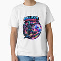 Galaxy Striker Neon Soccer Futuristic T-Shirt - Unique Graphic for Adults - T-Shirt, Sweatshirt, Hoodie