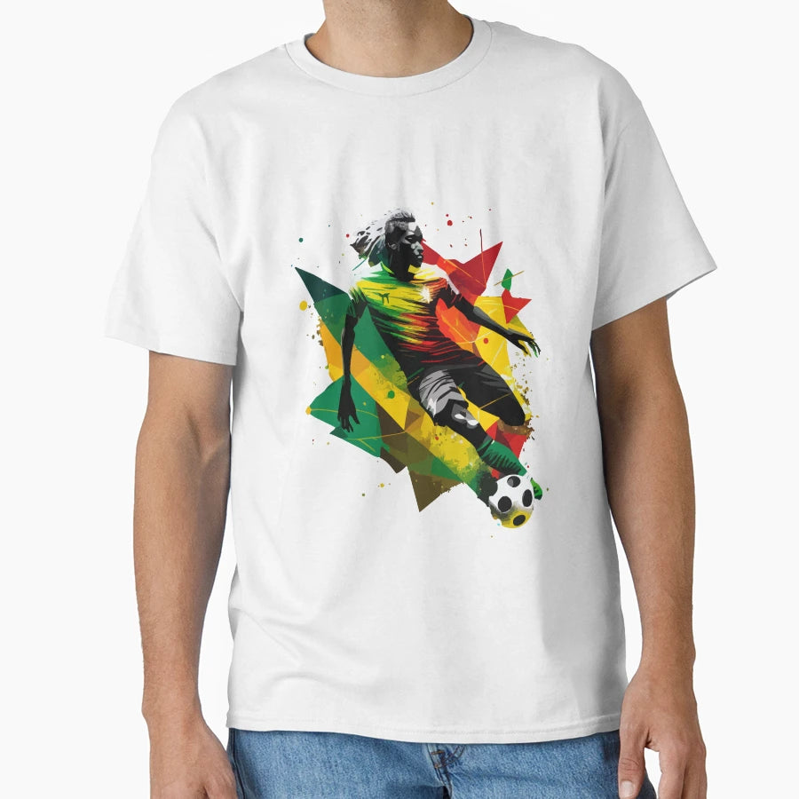 Senegal Soccer Magic Artwork T-Shirt - Aesthetic Graphic Men Women - T-Shirt, Sweatshirt, Hoodie