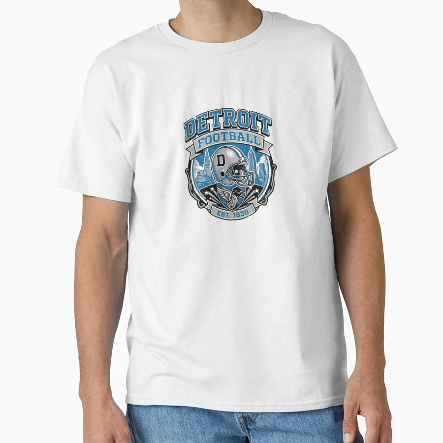 Detroit Lions T-Shirt - Graphic Print Unisex - T-Shirt, Sweatshirt, Hoodie